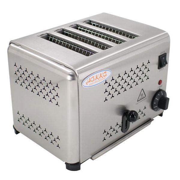 Heavy-Duty Switchable Bread 4-Slice Commercial Toaster